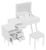 Table de maquillage multifonctionnelle avec tabouret et Voir les images du produit 11