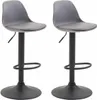 Lot de 2 tabourets de bar CLP Kiel en plastique, réglables Voir les images du produit 4
