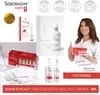 A collage of product images and marketing materials for Seboradin Forte. Podgląd zdjęcia produktu