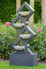 dobar Großer Design-Gartenbrunnen mit Pumpe und LEDŽs, Produktbild-Vorschau 11