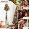 WISFOR Dekoracyjny wazon podłogowy 77 cm, wazony, wazon Podgląd zdjęcia produktu 6