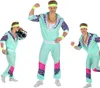 80 er Jahre Trainingsanzug - Proll in türkis  Jogginganzug Produktbild-Vorschau 7