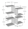 Skye Decor, Base- Base SSE, bianco, mensole a muro, Anteprima dell’immagine prodotto 5
