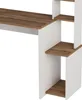HOMIDEA Olivia Computertisch - Schreibstisch mit Ablagen im Produktbild-Vorschau 7