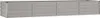 A long, gray, metal raised garden bed with multiple horizontal divisions. Produktbild-Vorschau