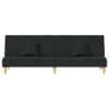 vidaXL Schlafsofa Schwarz Stoff Produktbild-Vorschau 4