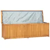 Gartenbox 175x50x55 cm Massivholz Teak Produktbild-Vorschau 5