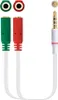 Audiokabel (3,5 mm) Divisor NANOCABLE 10.24.120 Weiß Produktbild-Vorschau 1