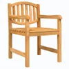 Gartenstühle 2 Stk. 58x59x88 cm Massivholz Teak Produktbild-Vorschau 3