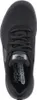 A top-down view of a black Skechers sneaker. Podgląd zdjęcia produktu