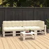 vidaXL Cuscino Pallet 5 pezzi in tessuto crema Anteprima dell’immagine prodotto 21