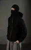 ASKSA Balaclava Zip Hoodie Herren Damen Einfarbig Produktbild-Vorschau 4