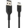 Belkin USB-C/USB-A Kabel      1m ummantelt, schwarz  Produktbild-Vorschau 5