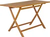 GARLAND® Gartentisch Bari 125x60x75 cm Teak Holz SVLK Produktbild-Vorschau 1