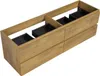 Waschbeckenunterschrank Angela 160cm - Eiche - Unterschrank Produktbild-Vorschau 4