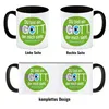 Du bist ein Gott, der mich sieht. Kaffeebecher in schwarz Produktbild-Vorschau 4