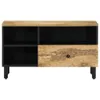 The Living Store TV-Schrank 80x33x46 cm Massivholz Mango Produktbild-Vorschau 4