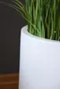 VIVANNO Blumentopf Fiberglas VEKRA Rund, Weiß matt - 55x50 Produktbild-Vorschau 3