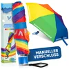 Villkin Kinder Regenschirm Regenbogen mit Reflexstreifen– Produktbild-Vorschau 1