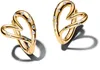 Pandora Organically Shaped Stone-Set Heart Hoop 264664C01 Produktbild-Vorschau 1