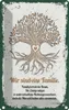 vianmo Blechschild 18x12 cm Wir sind Familie alles zusammen Produktbild-Vorschau 1