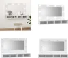 vidaXL Zrcadlová skříňka s LED diodami bílá 90x31,5x62 cm - Náhled obrázku produktu 1