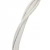 A close-up view of two intertwined white cords. Podgląd zdjęcia produktu
