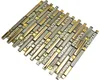 Glasmosaik mit Metall Crystal XCM GV918 29,8x33,8 cm gold Produktbild-Vorschau 4