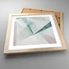 Gerahmtes Poster - Rahmen in heller Eiche - Abstraktion Produktbild-Vorschau 3