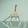 OutdoorToys Schaukel Blaumeise aus Holz in Grün Mintgrün Produktbild-Vorschau 3