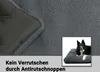 A close-up of a pet blanket with a small inset image of a dog on a similar blanket. Produktbild-Vorschau