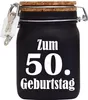 Spardose Geld Geschenk Ideen 50. Geburtstag Schwarz Größe L Produktbild-Vorschau 1
