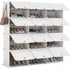 Mondeer DIY Schuhschrank 3x7 Stufiger Kunststoff-Schuhregal Produktbild-Vorschau 3