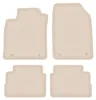 DURBAN Beige Velours-Fußmatten-Set für Opel Vectra C Produktbild-Vorschau 1