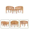 The Living Store 3-tlg. Garten-Lounge-Set Massivholz Teak Produktbild-Vorschau 10
