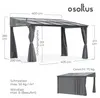 osoltus Alu Pavillon Terrassendach Terrassenüberdachung Produktbild-Vorschau 3