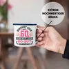 Trendation - 60. Geburtstag Frauen Emaille Tasse Geschenk Produktbild-Vorschau 2