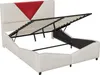 UnboxG čalouněná postel 140×200 cm béžová – manželská Náhled obrázku produktu 10