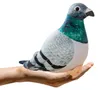 Mascotte en peluche pigeon à crête grise 20 cm Voir les images du produit 1