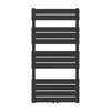 Handdoekradiator 'Voss', zwart, 120x60 cm, lamellen Productafbeelding-voorbeeld 3