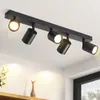 ZMH LED plafondlamp, zwart, 5 lichtpunten. Moderne Productafbeelding-voorbeeld 9