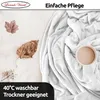 Fleece Kuscheldecke 150x200 cm Flauschiges Polyester Weiß Produktbild-Vorschau 3