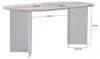 Skye Decor, Moderner Esstisch, Travertin & Walnuss, 180 x Produktbild-Vorschau 10