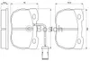 Bosch Bremsbelagsatz, Scheibenbremse  0 986 424 287 Produktbild-Vorschau 1