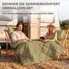 Sleep Comfy Deluxe 2-in-1 Sommer Bettdecke 200x220 cm Khaki Produktbild-Vorschau 8