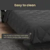 vidaXL Kołdra całoroczna antracytowa 200 x 220 cm Podgląd zdjęcia produktu 6