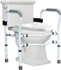 COSTWAY Relève-personne WC réglable en hauteur, appui WC Voir les images du produit 1