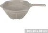 DOCHTMANN Passoire en plastique avec poignée 30cm beige Voir les images du produit 2