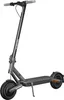 A studio shot of a black and gray electric scooter against a white background. Produktbild-Vorschau