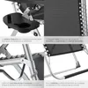 Chaise longue pliable CLOUD réglable en continu - gris Voir les images du produit 5